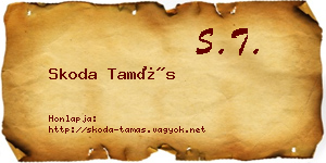 Skoda Tamás névjegykártya